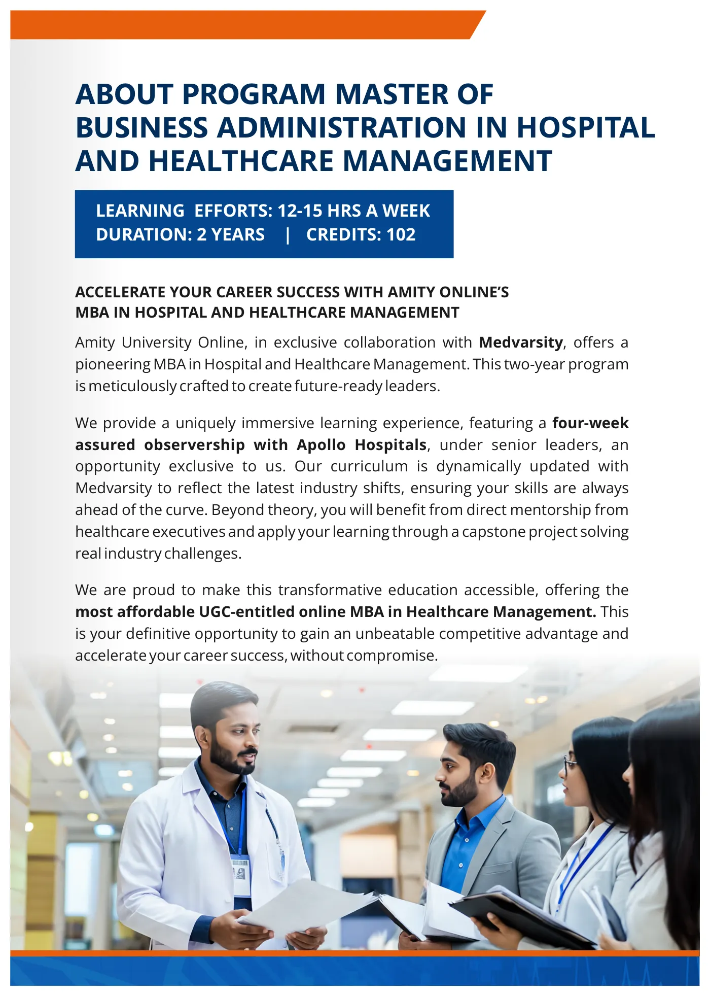 Amity University — course brochure, page 87. Open the PDF for full-size reading.