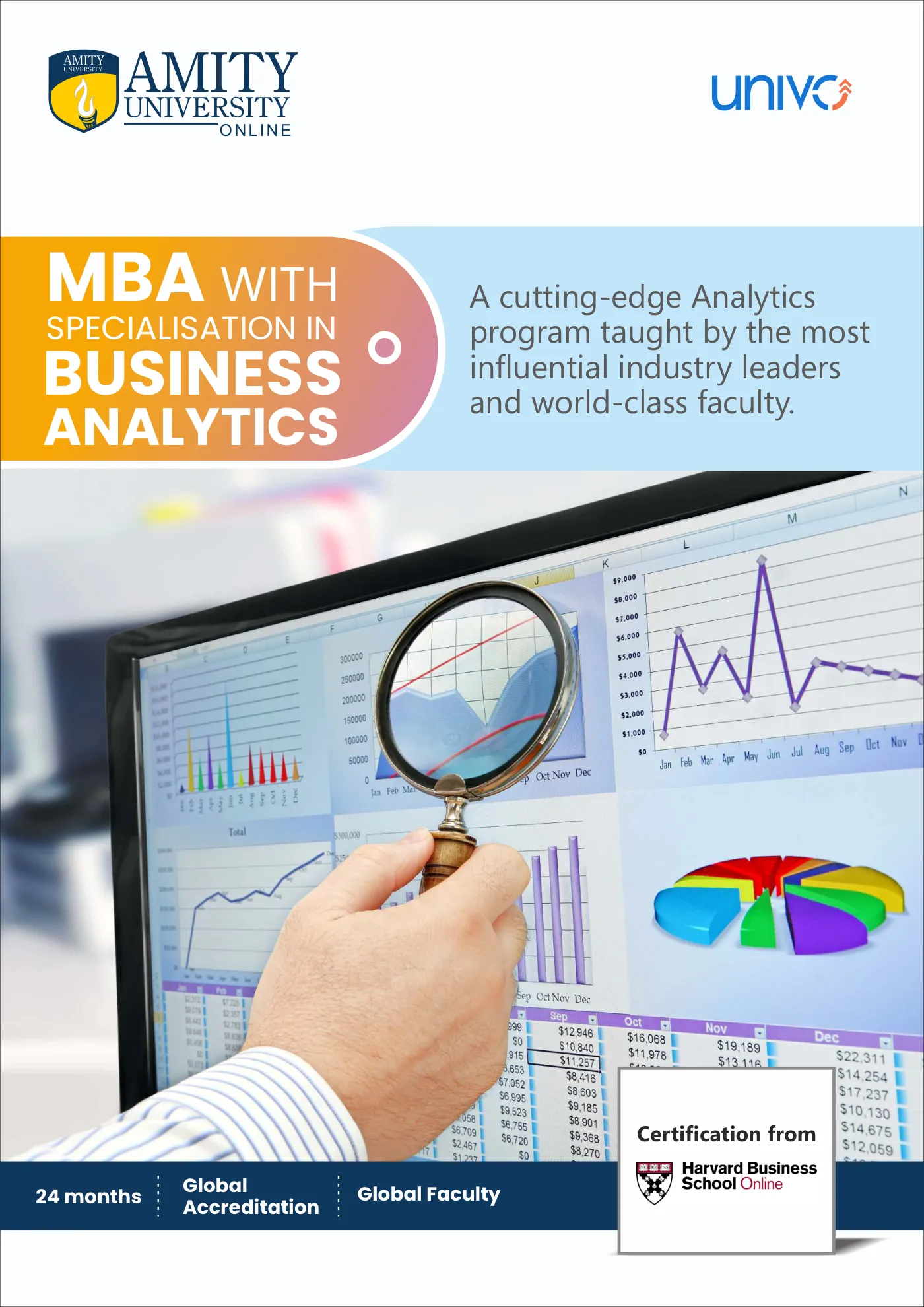 Amity University — course brochure, page 95. Open the PDF for full-size reading.