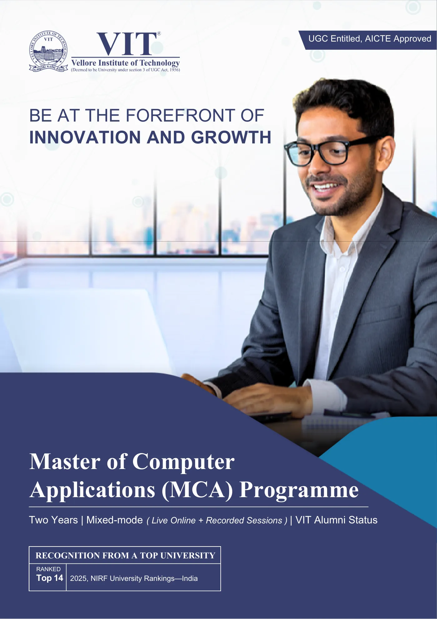 Vellore Institute of Technology — course brochure, page 14. Open the PDF for full-size reading.