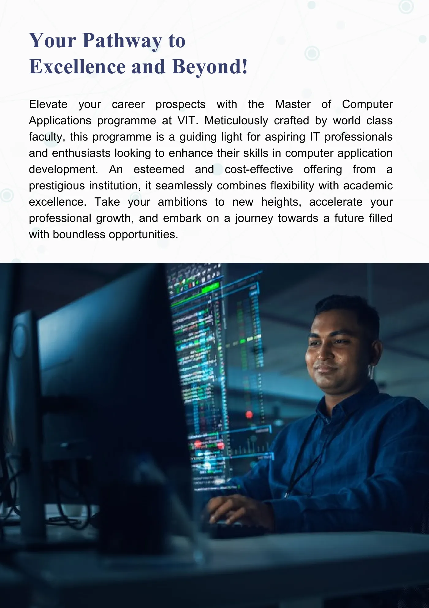 Vellore Institute of Technology — course brochure, page 16. Open the PDF for full-size reading.