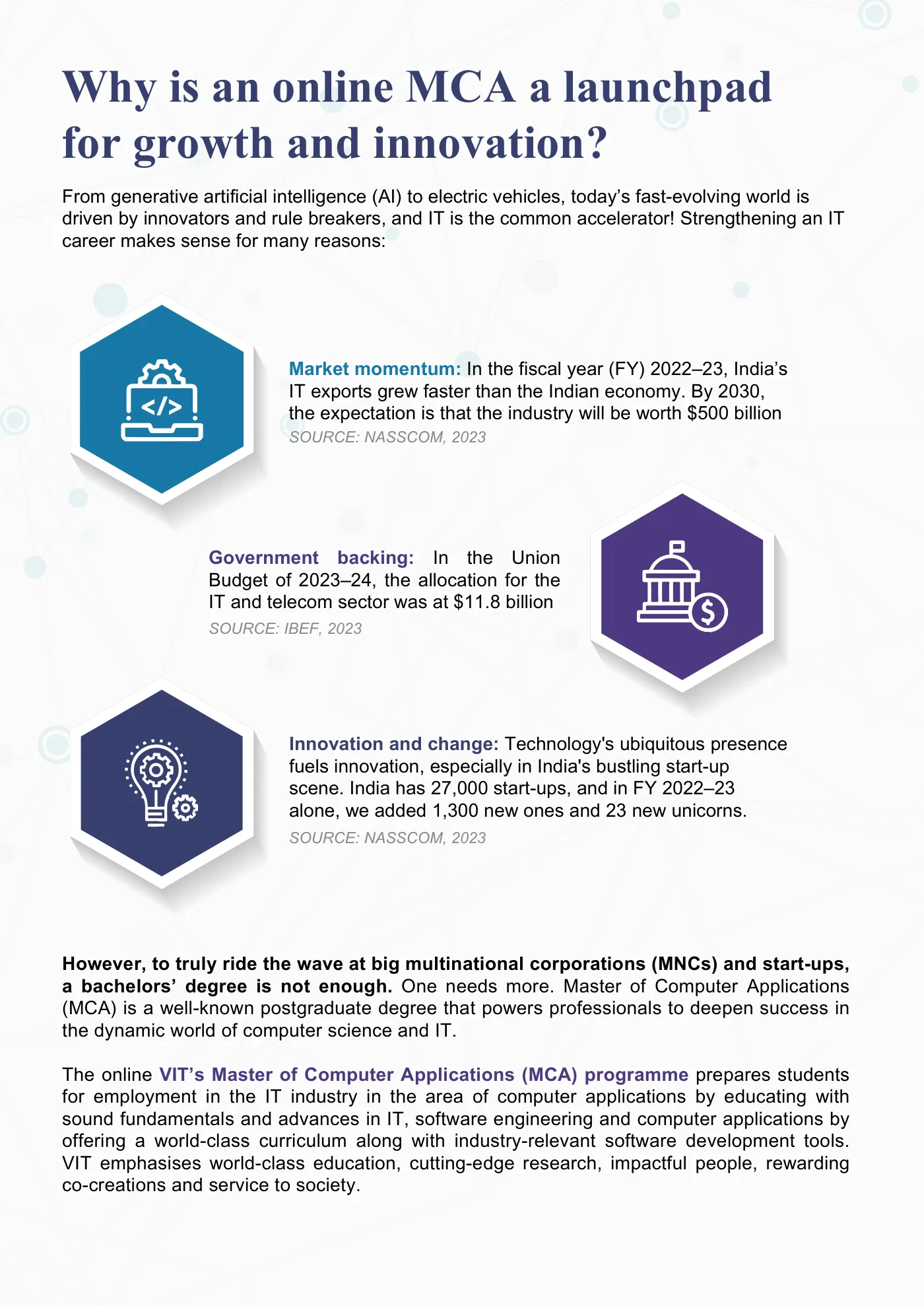 Vellore Institute of Technology — course brochure, page 17. Open the PDF for full-size reading.