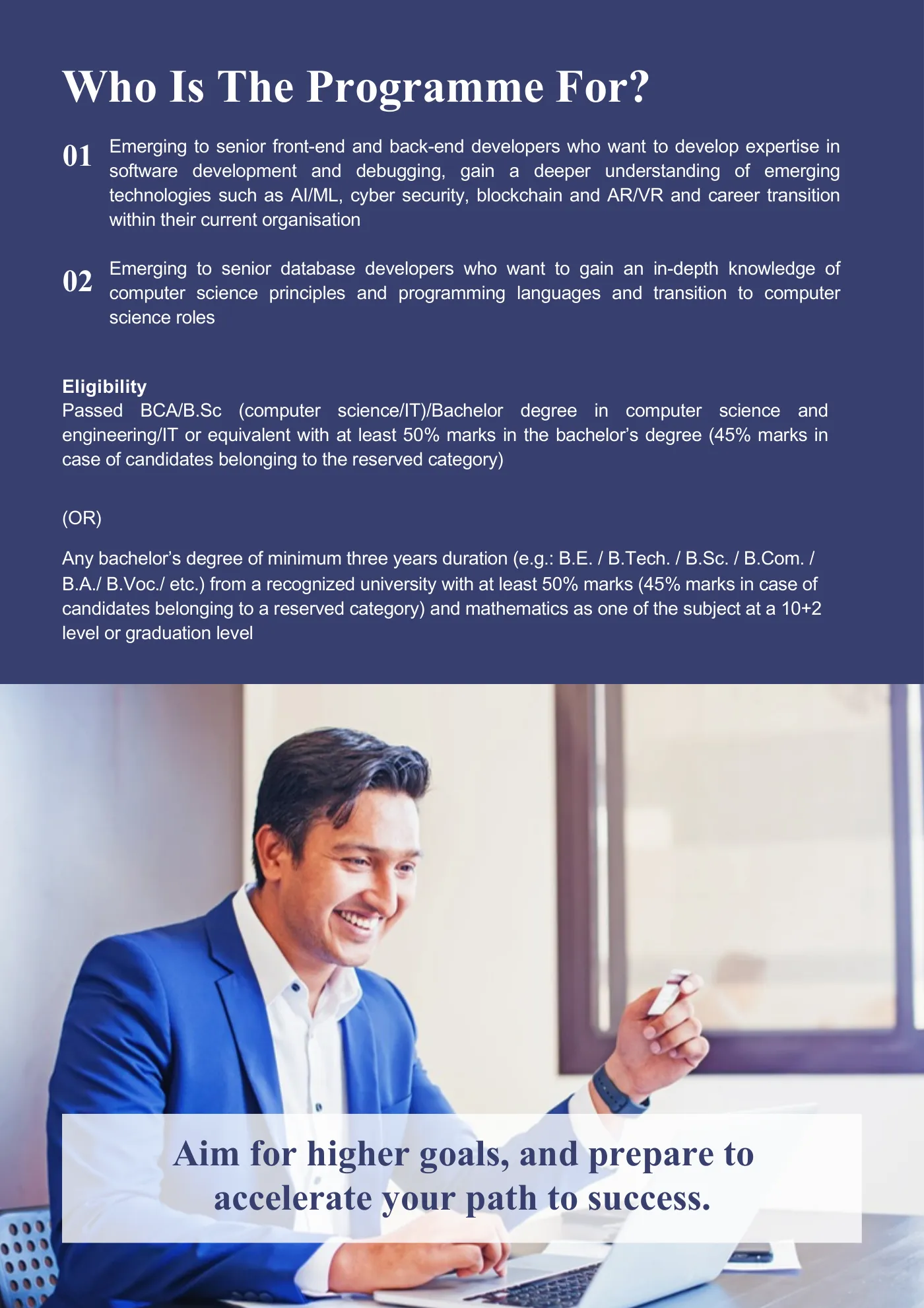 Vellore Institute of Technology — course brochure, page 21. Open the PDF for full-size reading.