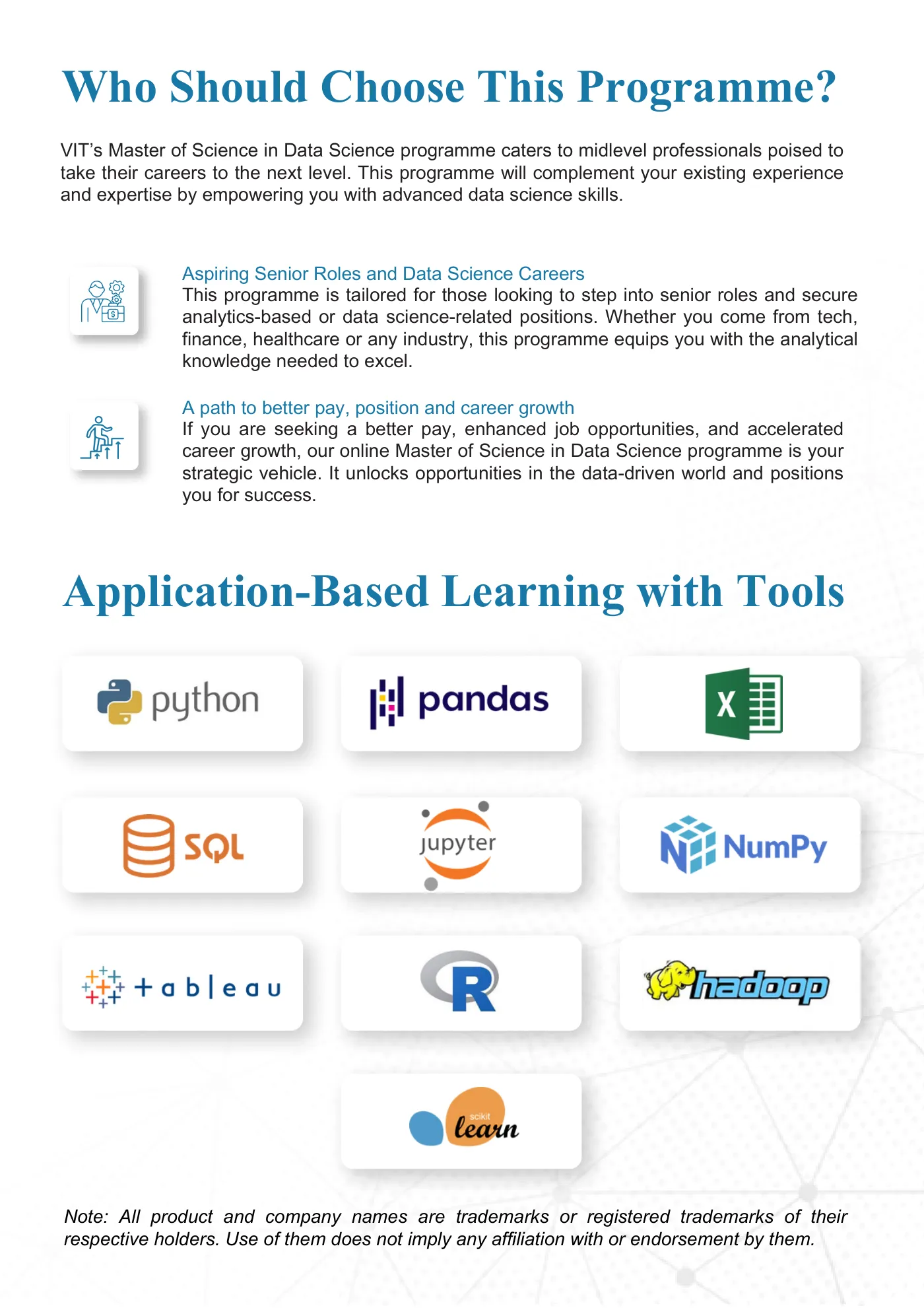 Vellore Institute of Technology — course brochure, page 31. Open the PDF for full-size reading.