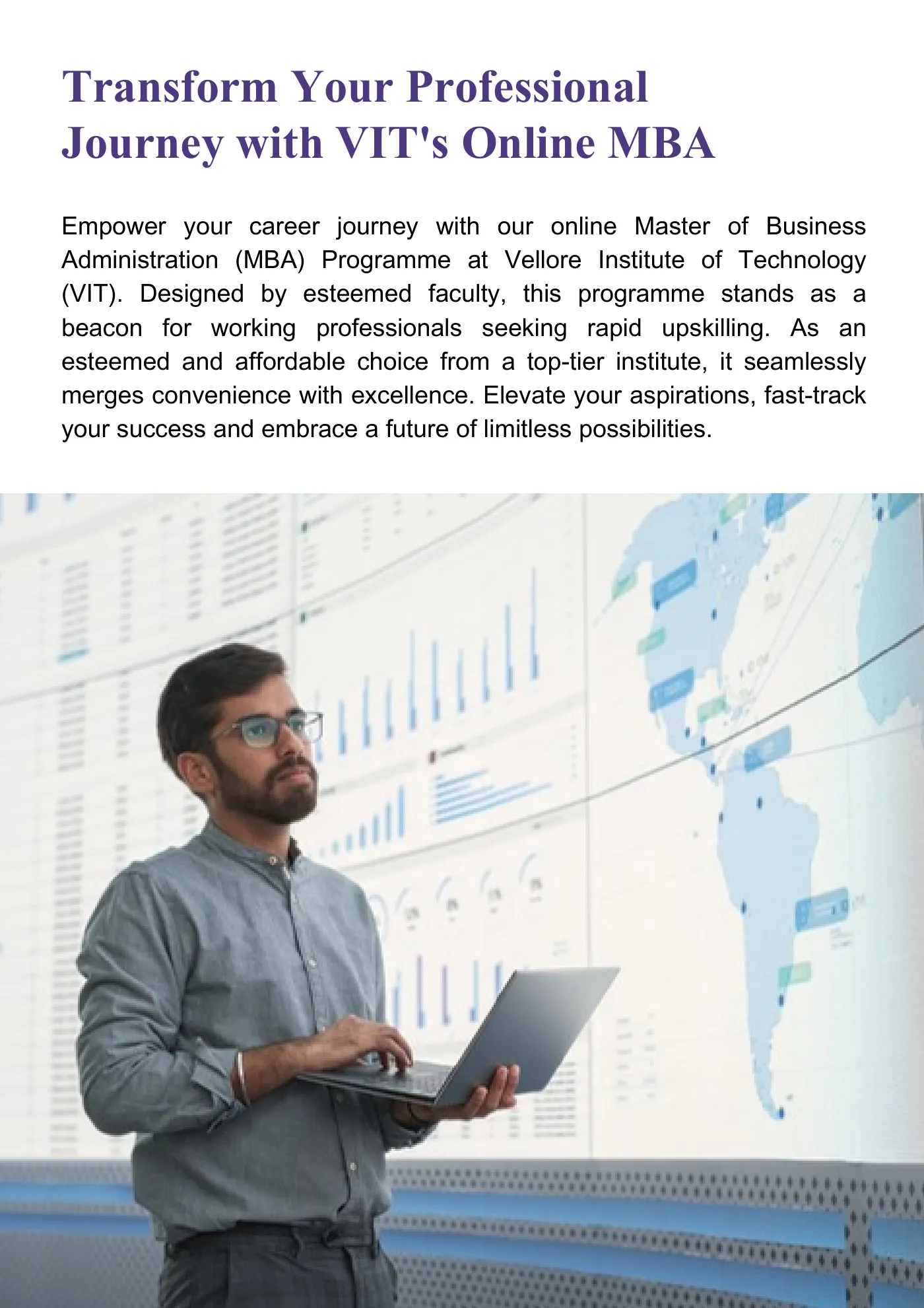 Vellore Institute of Technology — course brochure, page 4. Open the PDF for full-size reading.